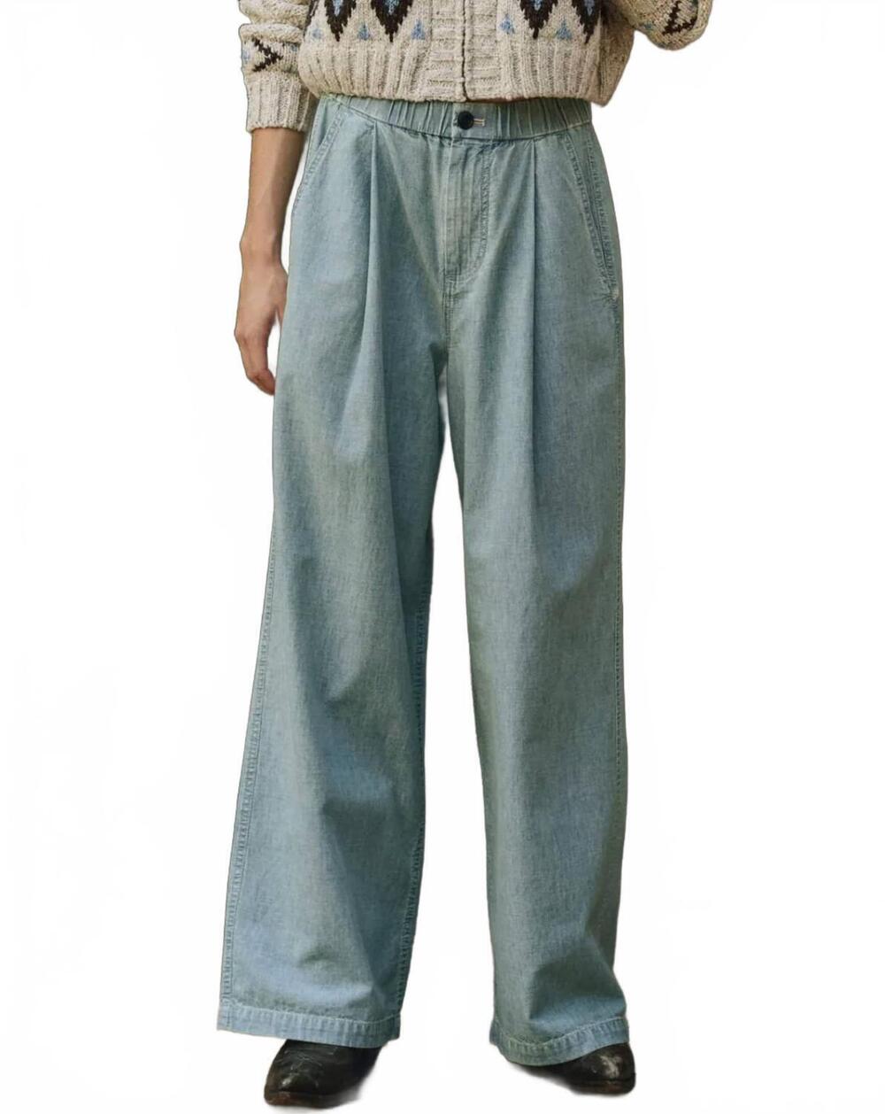 NEW THE GREAT. the sawyer pant in boiler wash
